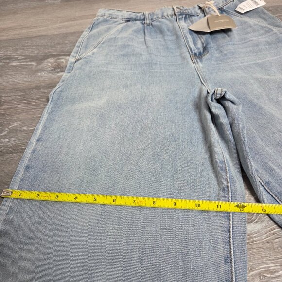 NWT Oliver Logan - Women's Thompson Low Slung Wide Leg Denim Jeans - Size 26 - Picture 12 of 16